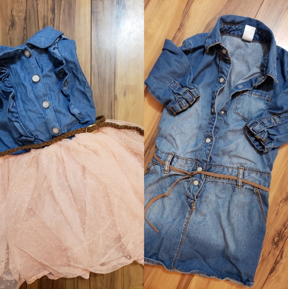🎈FREE SHIPPING(Read!)👇🎈Two dress bundle 3t